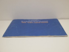 Burger Time (Nintendo | NES) Authentic MANUAL ONLY