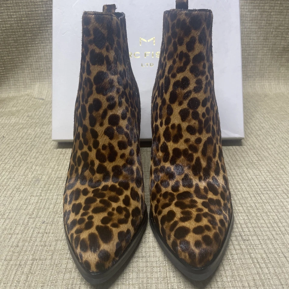 Marc Fisher Boot Alva Leopard Genuine Calf Hair Boots - Image 4 of 4