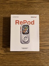 RePod Apple Watch 45mm Case Series 7 8 9 Retro iPod Aluminum Click Wheel Silver
