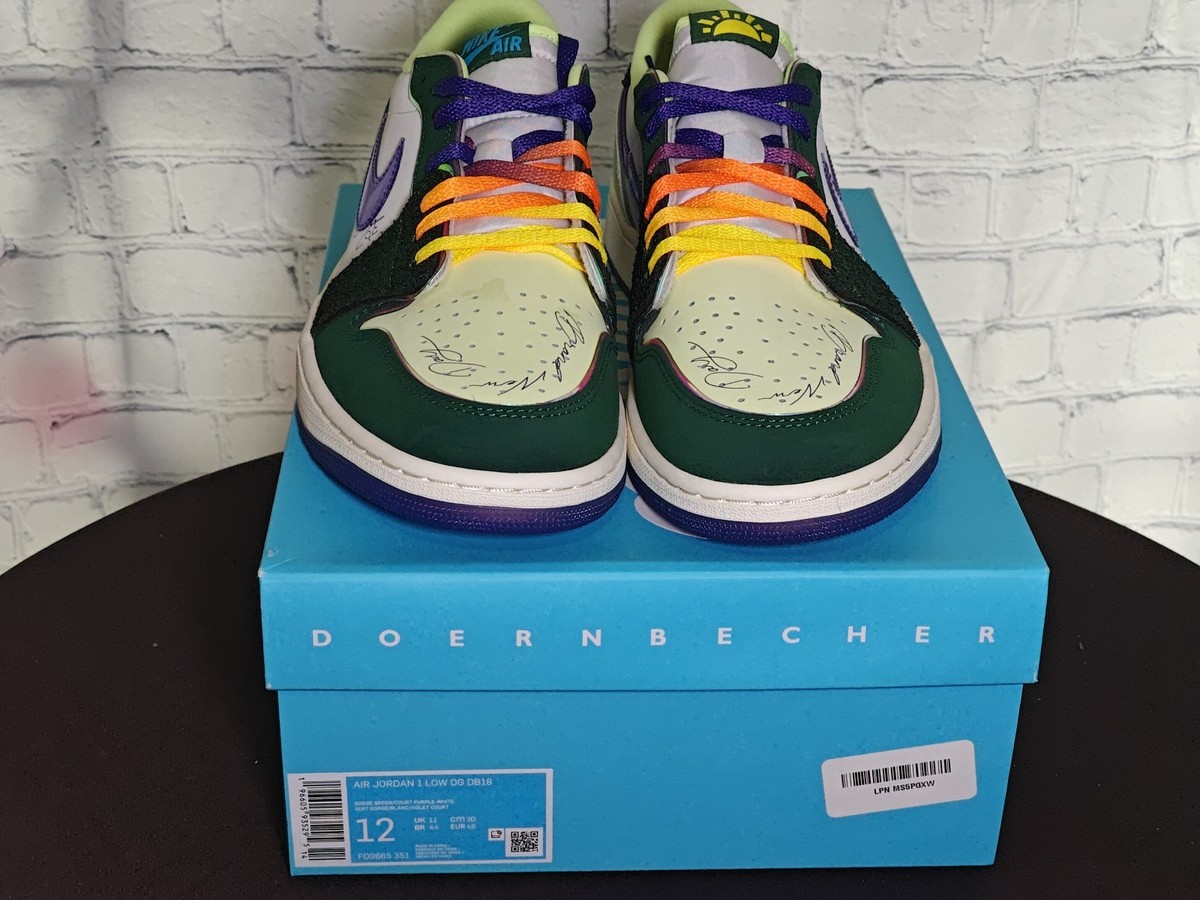 Air Jordan 1 Low OG 'DB18 Doernbecher' (FD9665-351) - Size 12 Mens