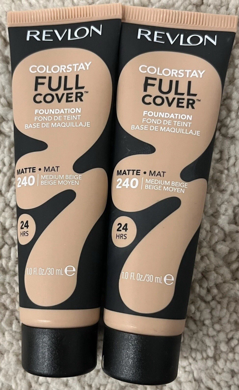Pack Of 3 - Revlon Colorstay Full Cover MatteFoundation Medium Beige 240