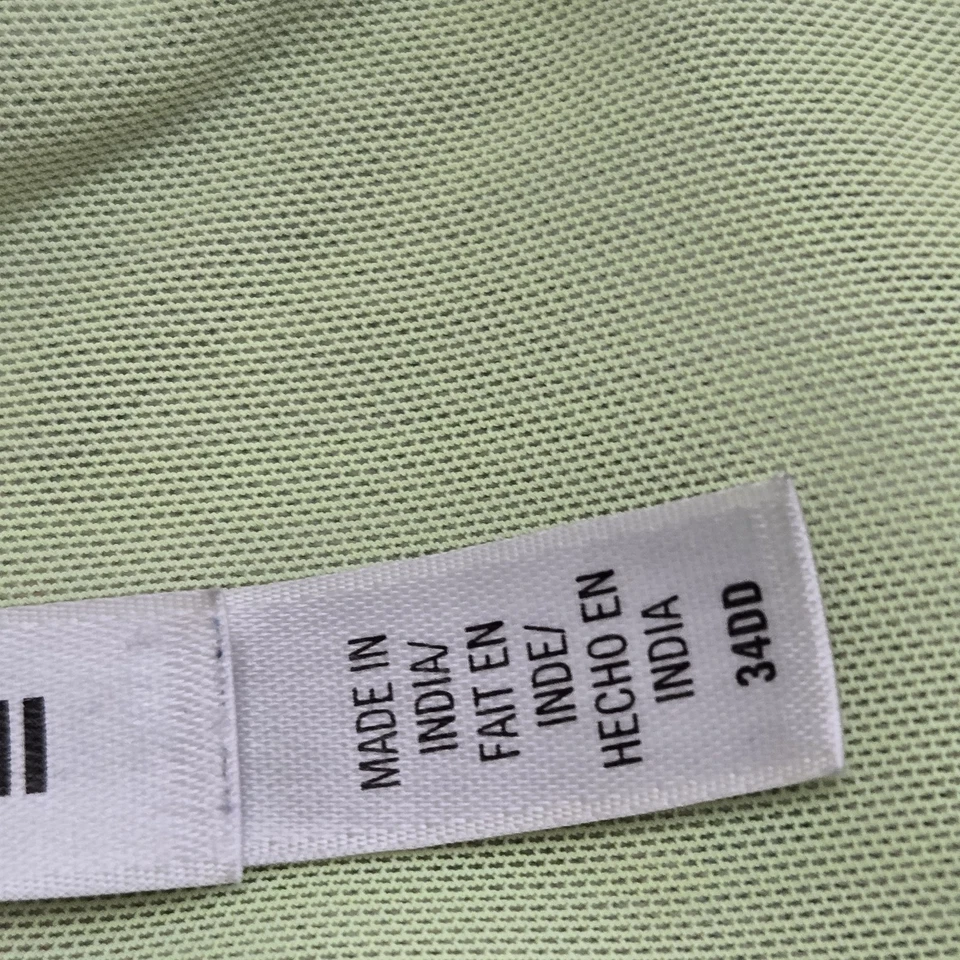 Victoria's Secret VSX Sport Women Sports Bra 34DD Neon Yellow Front Closure - Image 4 of 4