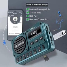 Portable Radio AM FM Rechargeable Pocket Radio W/ Best Reception Digital Tuning