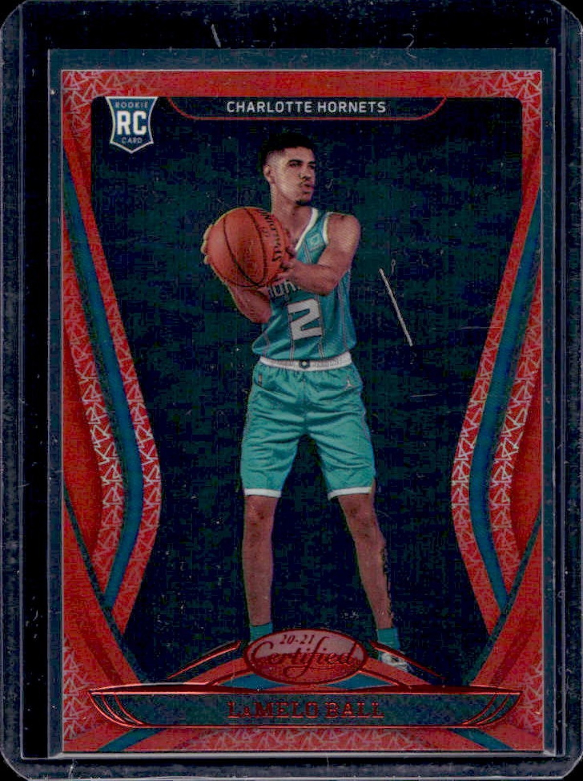 2020-21 Certified LaMelo Ball RC Mirror Red Rookie #198 Hornets