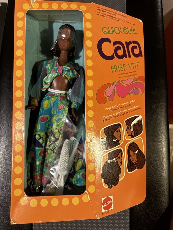 Vintage Quick Curl AA Cara 1974 Mattel # 7291 -Steffi Face Nib
