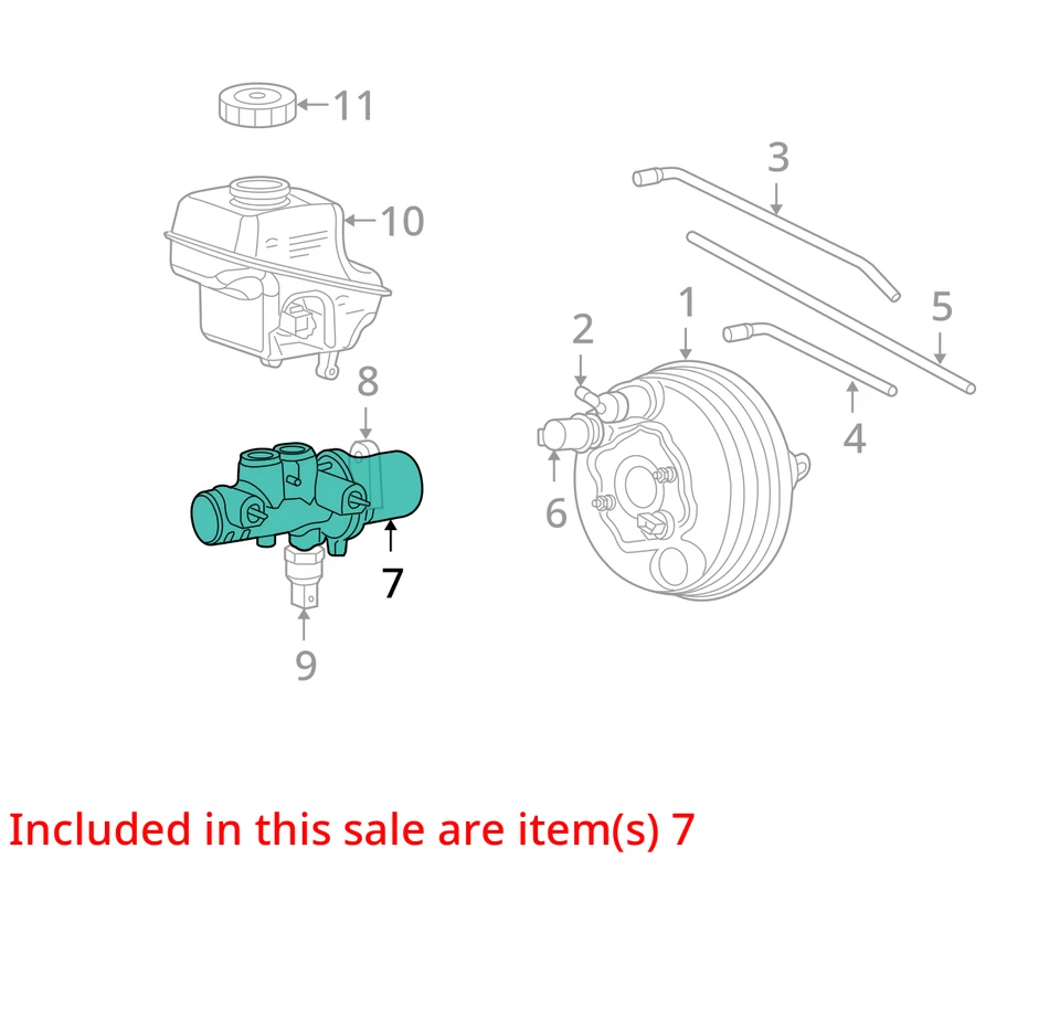 Cargador MOPAR 2006-2007 CILINDRO MAESTRO 5189174AA NUEVO OEM Foto 2 de 3