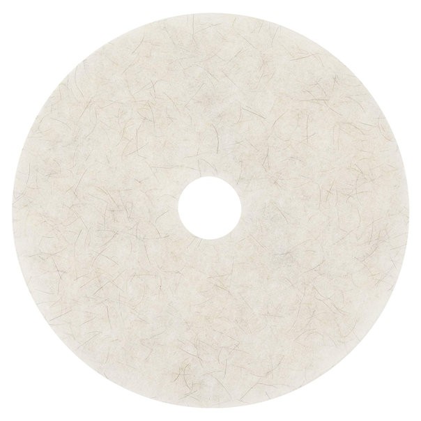 3M Natural Blend White Pad 3300, 20" (Case of 5)
