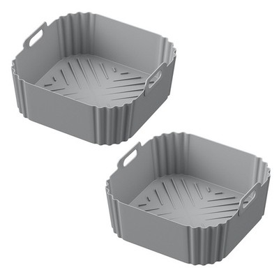 2 Stück Silikon-Luftfritteusen-Einlagen für  Air Fryer Pro XL AF141 AF2974