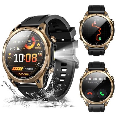 Anywise W1 Herren AI, 5ATM Dual-Band GPS Fitness Tracker, 1,43'' Uhren für A...