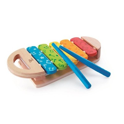 Hape E0606 Regenbogen Xylophon Musikinstrument Musikspielzeug Holzspielzeug