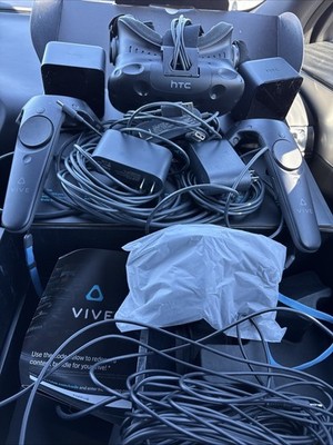 HTC VIVE realtà Virtuale PC Completo Visore Link box 2 controller 2 base station