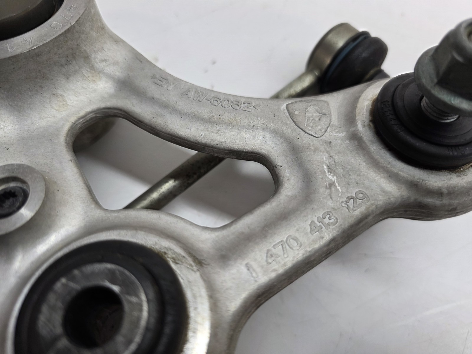 LAMBORGHINI AVENTADOR ARM CONNECTING LINK SHICK JOINT LEVER OEM 470413127