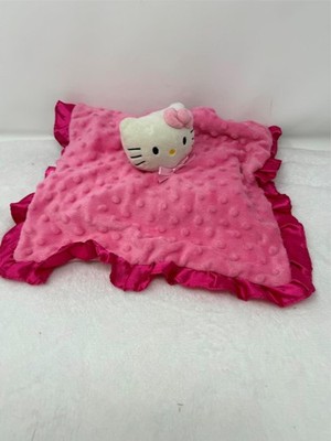HELLO KITTY 13'' by 13'' Lovey Security Blanket Toy by Lambs & Ivy