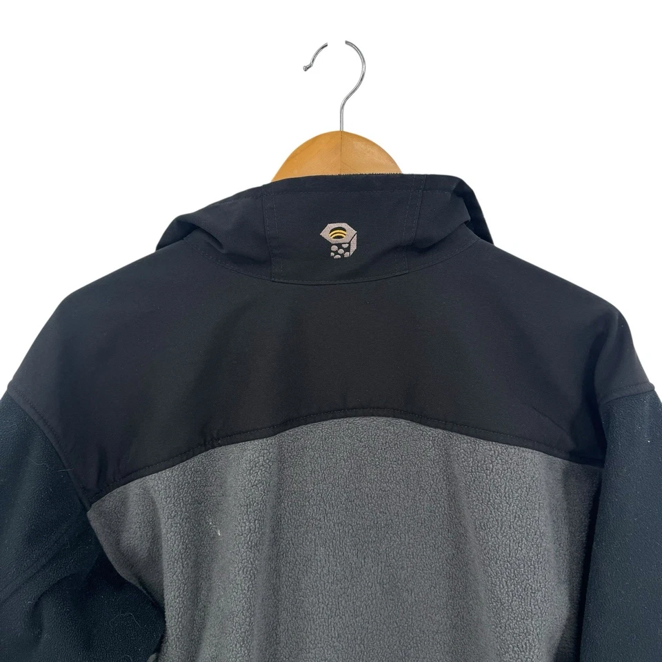 Chaqueta polar Mountain Hardware Windstopper XL para hombre gris negro ligera Foto 4 de 4
