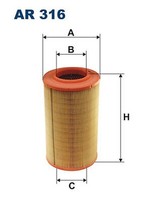 Filtron Ar 316 Luftfilter FüR CitroëN, Fiat, Peugeot