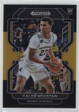 2022-23 Panini Prizm Draft Picks Black Gold Prizm 2/5 Caleb Houstan #95 12po