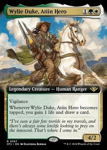 Wylie Duke, Atiin Hero (Extended Art) #367 Outlaws of Thunder Junction MTG