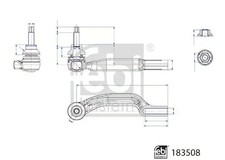 Rotule de direction Mercedes 410