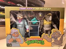 NECA Teenage Mutant Ninja Turtles Granny Bebop & Baby Rocksteady 2 pk