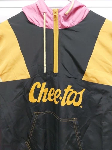 Cheetos Chester Cheetah Colorblock Half-Zip Windbreaker Jacket Size Medium image 3