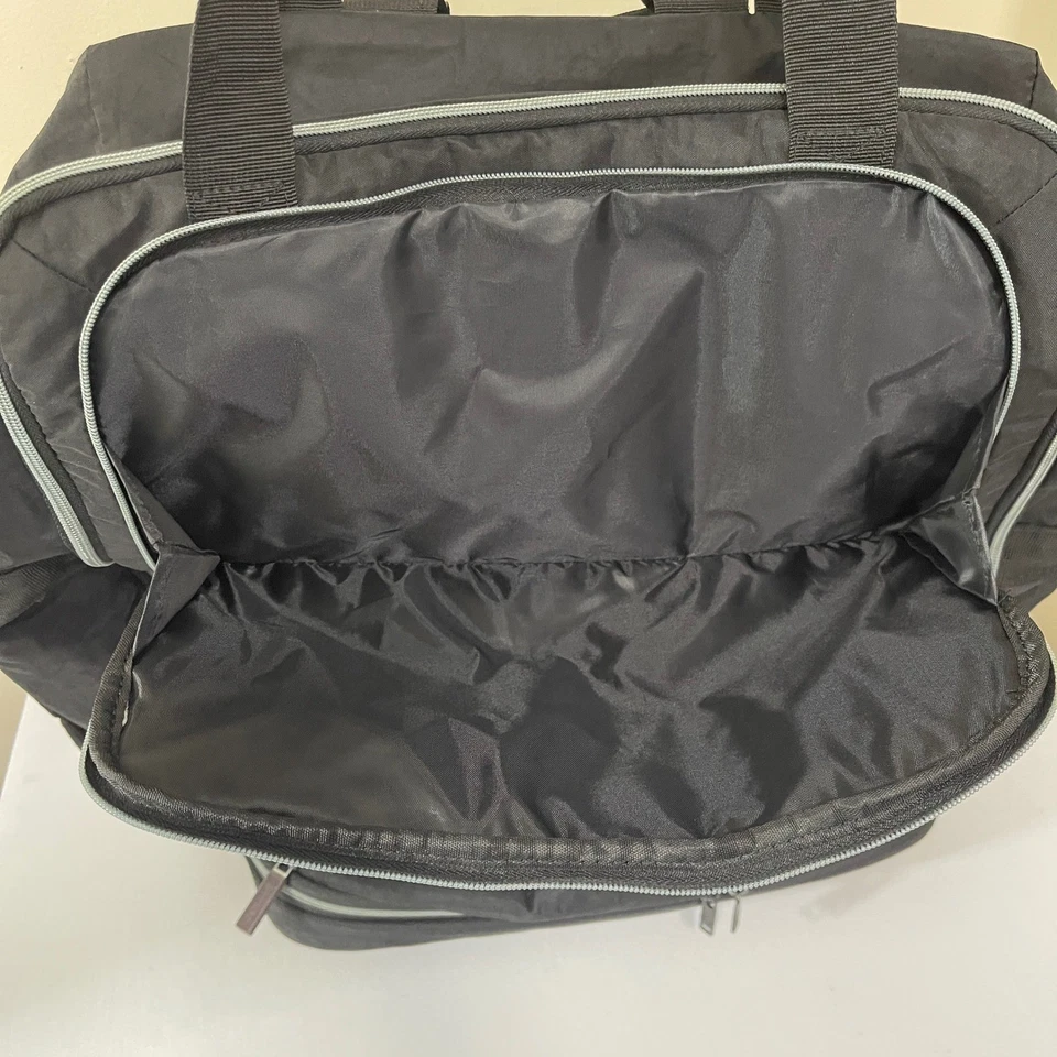 Bagagem de mão Biaggi 31" dobrável giratória preta com rodas - Imagem 3 de 4