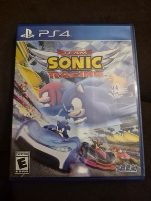 SEGA Team Sonic Racing PS4 Multiplayer Online Racing Sonic the Hedgehog E