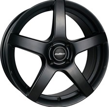 Alloy Wheels 16" Calibre Pace Black Matt For VW Corrado 5 Stud 92-95