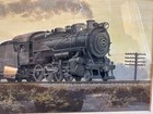 Vintage Frank Francis Vietor Acrylic Pennsylvania Train Landscape Painting — photo 6
