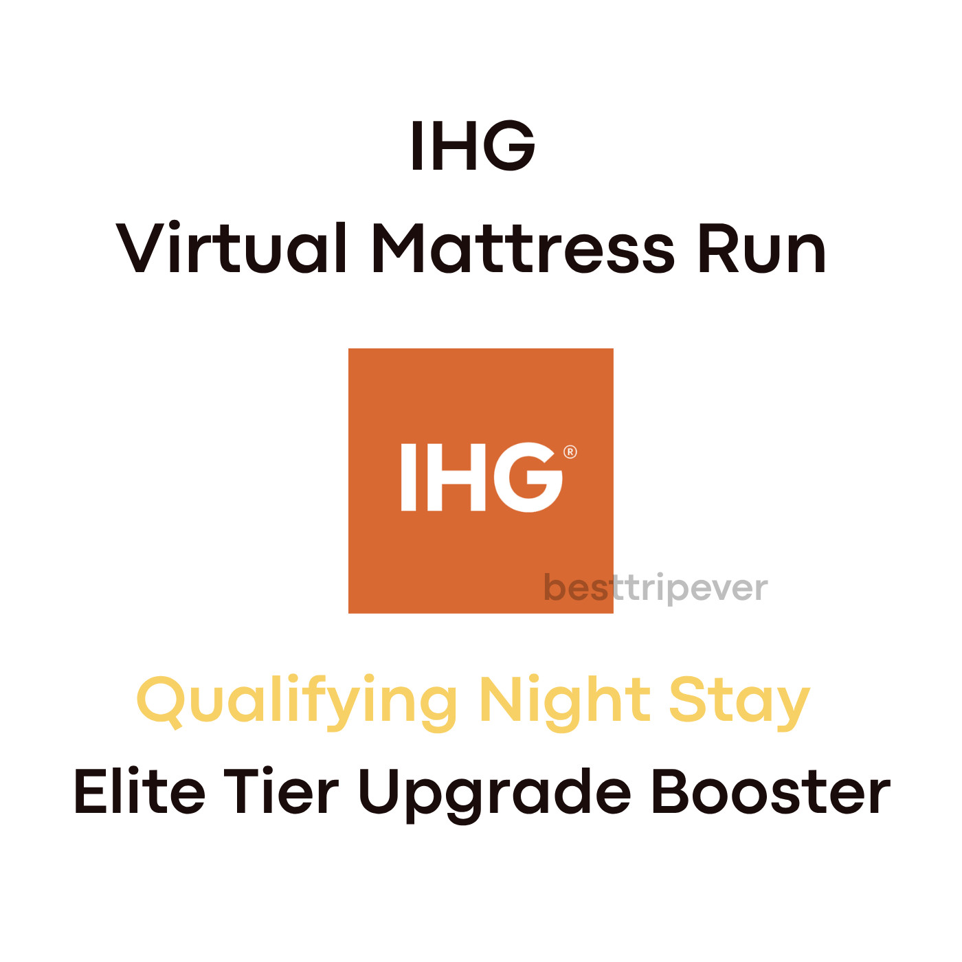 IHG Qualifying Elite Night Mattress Run