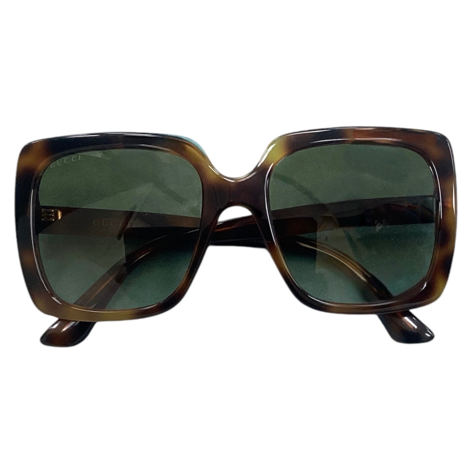 Gucci Oversized Rectangular GG0418S Sunglasses wi… - image 1