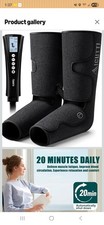 Aicutti AI-02 Air Compression Leg Foot Massager, Three-Intensity, Black