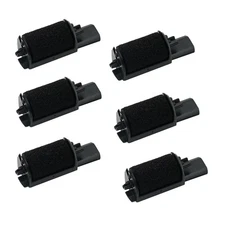 IR-40 (6 Pack) Compatible Calculator Printer Ribbon Ink Roller - Black