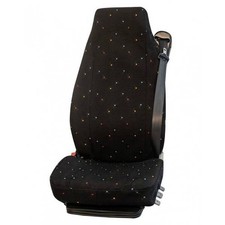HP Autozubeh r 22221 Seat Cover Cotton, Black Polyester, Designed Seat by