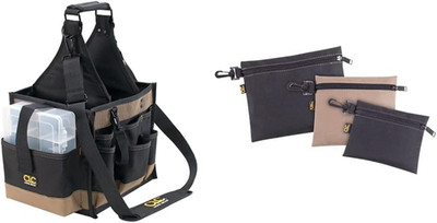 Durable 25 Pocket Tool Carrier - Perfect for Electrical & Maintenance Storage