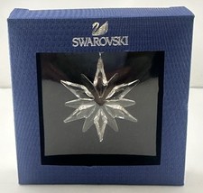 Vtg Swarovski Crystal Ornament Snowflake Little Star Christmas