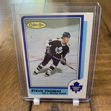 Steve Thomas 1986 O-Pee-Chee Rookie Card No. 245. rookie card picture