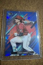 2025 Topps Finest - Rare Corbin Carroll #227 Blue Refractor /99 Diamondbacks