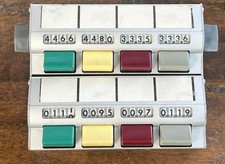 The Denominator 2x4 8-Station Multiple Tally Counter T54303 Parts/Repair