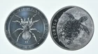 Lot 2 1 Oz Silver Rounds 2015 Australia 1 Dollar - 2014 Niue 2 Dollars *122