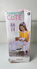 Perfectly Cute Folding Crib for Baby Doll   Doll Accessory Playset Damage Box 