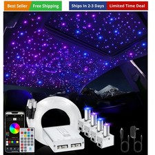 Split 4 Colors 12w Car Headliner Kit 800pcs0.02in9.8ft With Apprf Remoter...