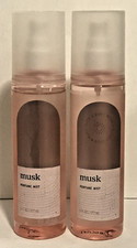 MUSK FRAGRANCE PERFUME SPRAY BODY MIST BATH  BODY WORKS 6 OZ SET X 2 NEW