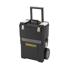Mobile Work Centre Toolbox, 2-in-1 Rolling Workshop with Stackable