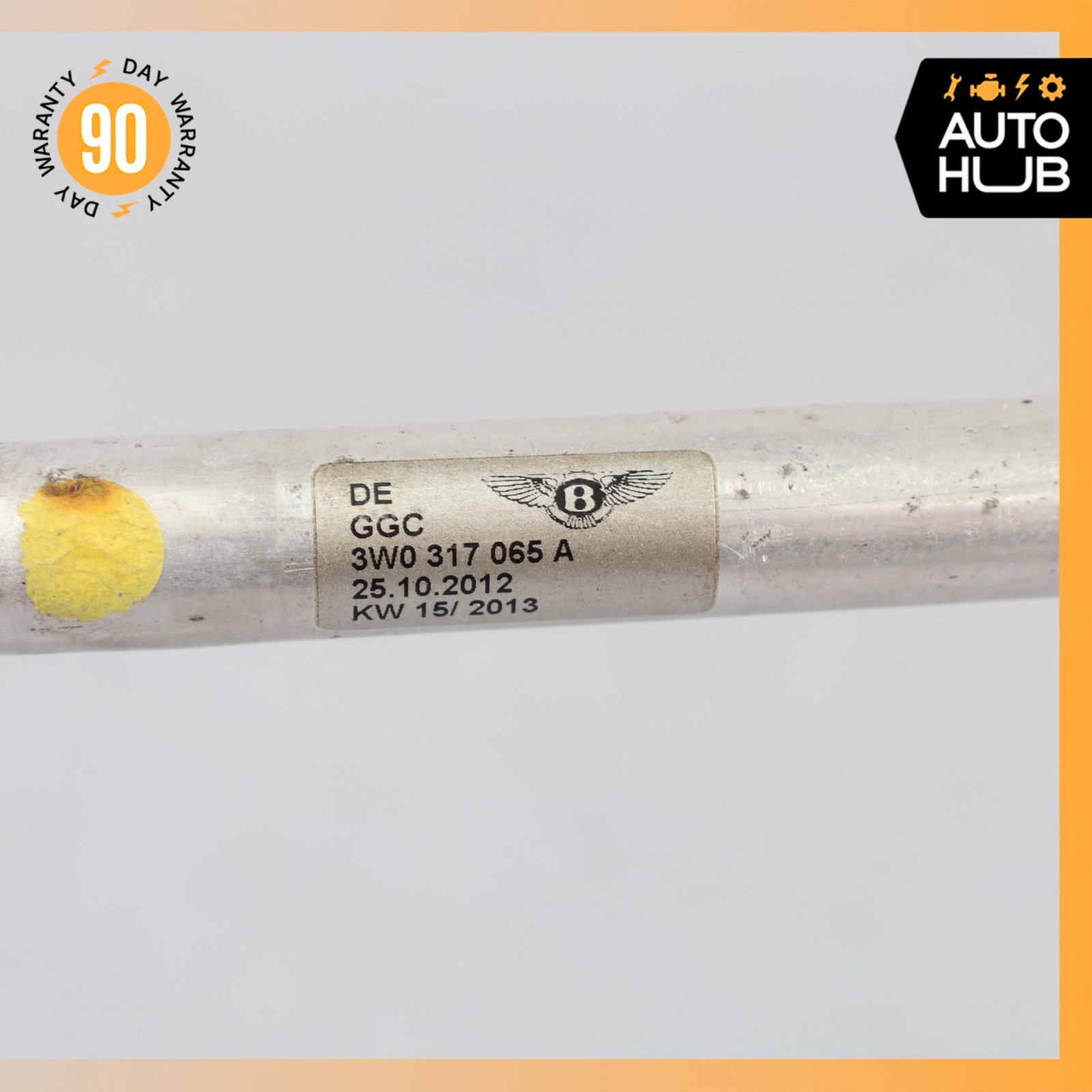13-15 Bentley Continental GTC GT 4.0L V8 Coolant Water Hose Pipe OEM 55k