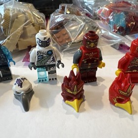 LEGO 70146 LEGENDS OF CHIMA: Flying Phoenix Fire Temple - 99.9% Complete - READ 