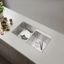 Double-Bowl Kitchen Sink Multifunctional Stainless Steel Sink Kitchen Sink
