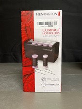 Travel Size Compact Ceramic Hot Hair Rollers Set 10 Piece, Fast Heat Up, Ionic