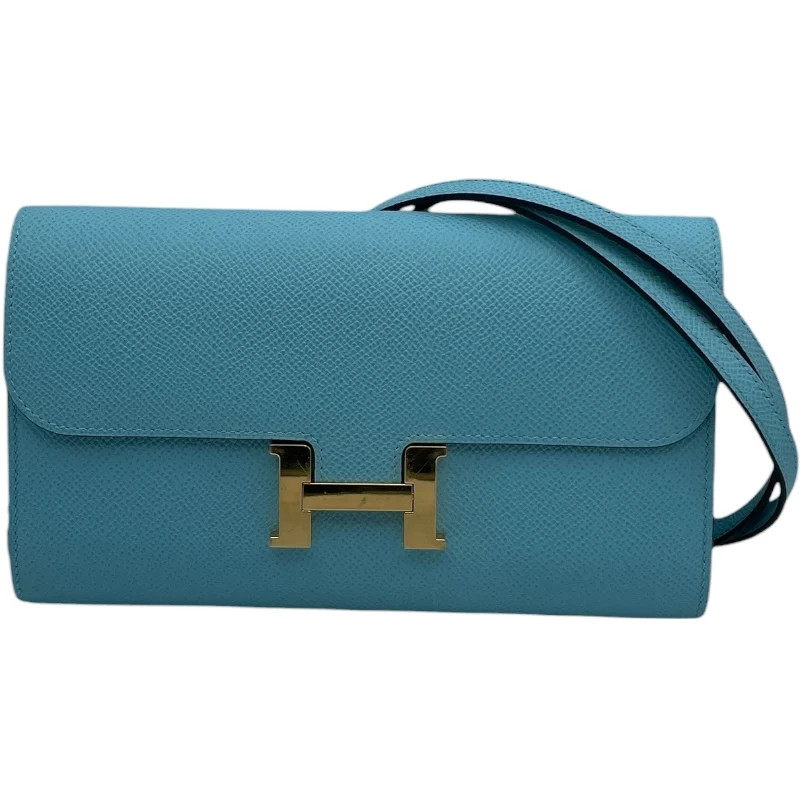 Hermes Constance To Go Y Stamp Blue Atoll GHW Epsom Shoulder Bag #362