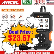 Check Engine Fault OBD2 Code Reader Car Scann...