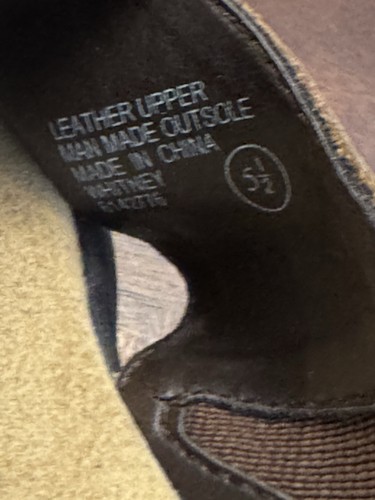 Earth Spirit Gelron 2000 Mystic Leather Womens Size 5.5 brown Sandals Slip On - Picture 3 of 3